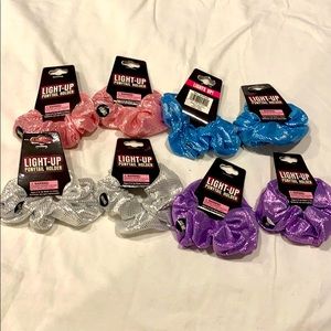 8- light up scrunchies